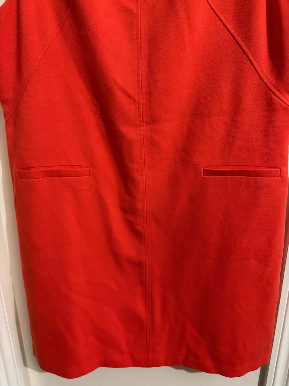 Eliza J Red Cap-Sleeve Shift Dress - Picture 5 of 11